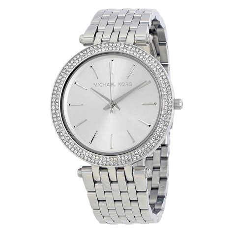 michael kors ladies all silver watch mk3190|Michael Kors Darci Silver Dial Stainless Steel Bracelet Ladies .